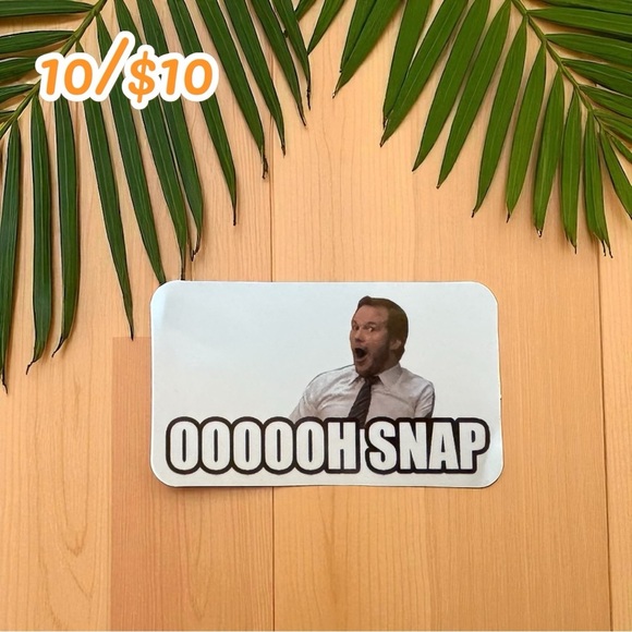 The Office “Ooooh Snap” Meme Sticker – 3” Glossy Finish - Picture 1 of 1